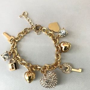 Gold-tone Charm Bracelet (New)